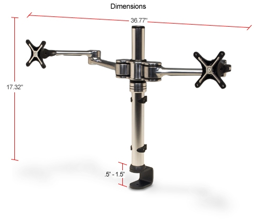 A monitor arm