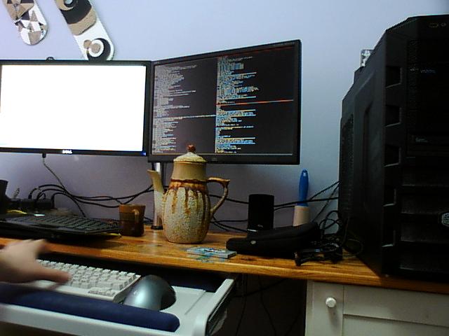 A monitor arm